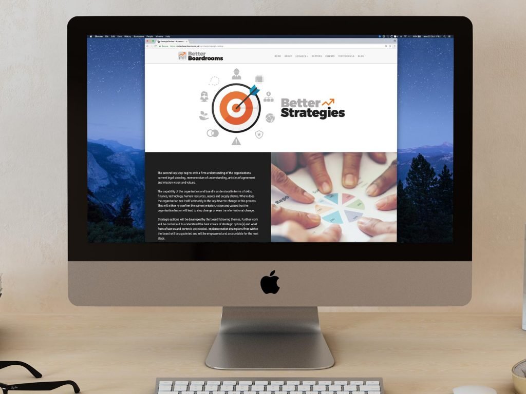 Better Boardrooms website design