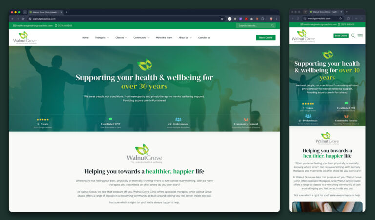 Walnut Grove Clinic Website