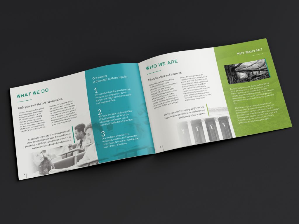 Banyan Education brochure design