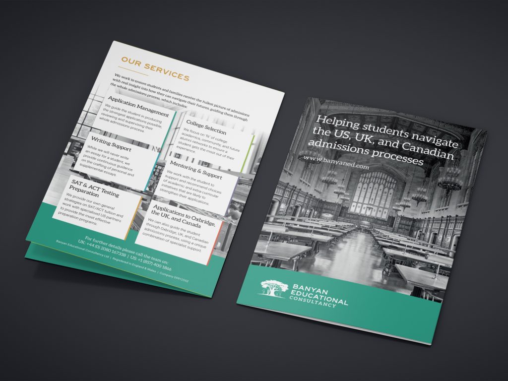 Banyan Education brochure design