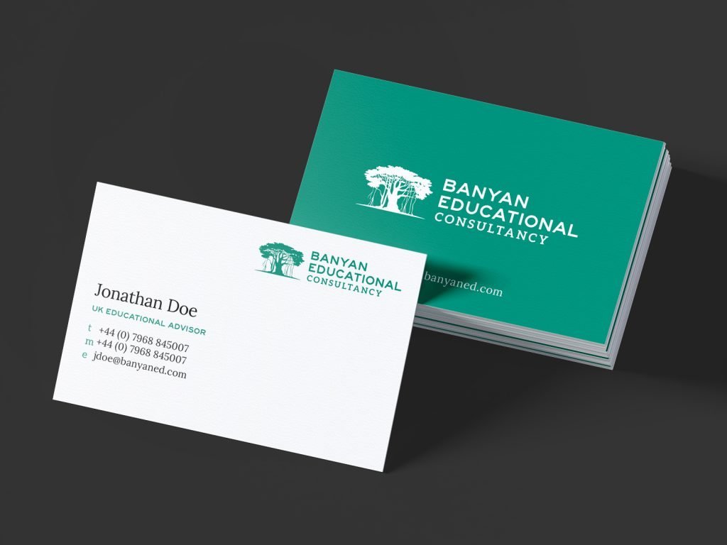 Banyan Education business cards