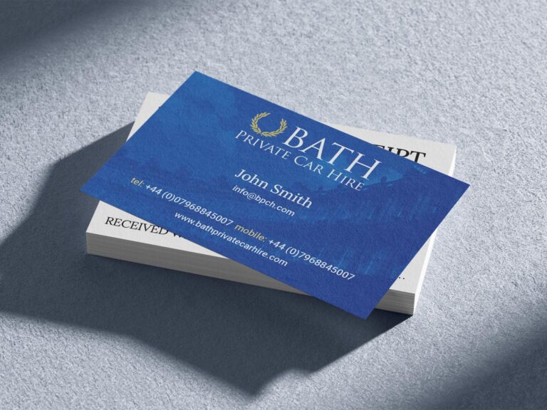 Bath Private Car hire Branding