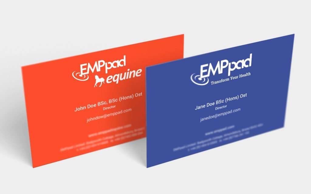 EMPpad and Equine logo designs