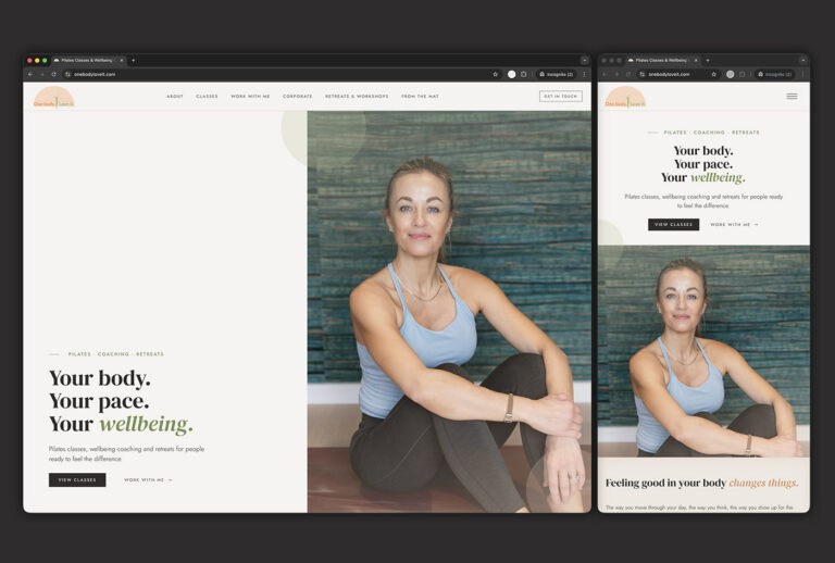One Body. Love It. website