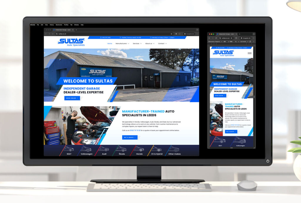 Sultas Auto Specialists Website
