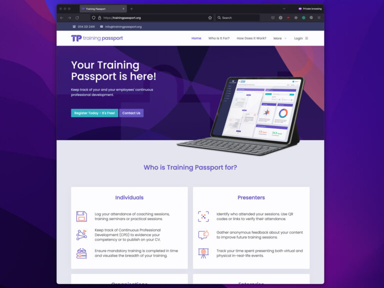 Training Passport App