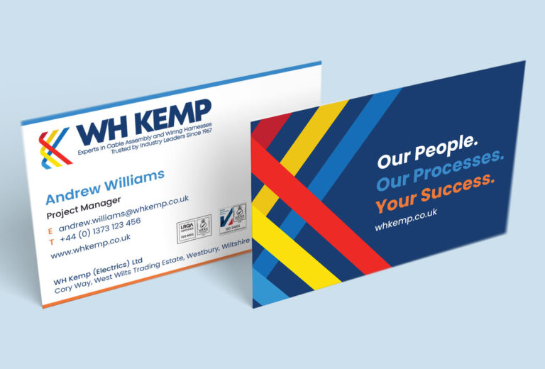 WH Kemp Electrics Branding