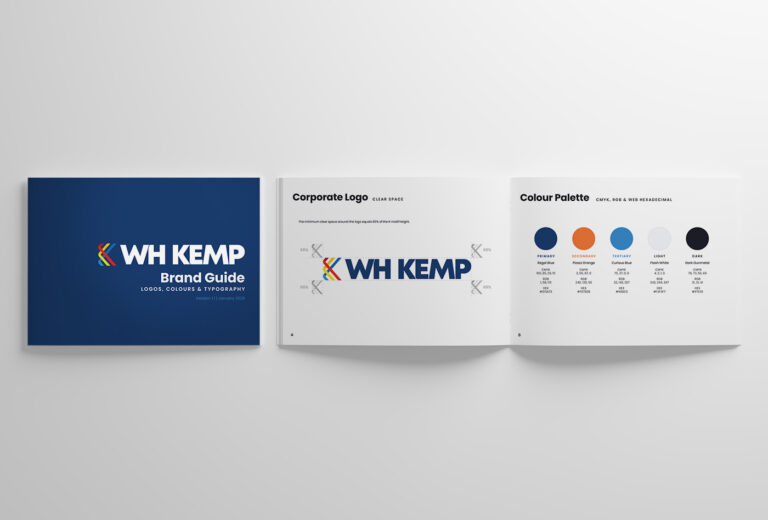 WH Kemp Electrics Branding